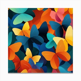 Colorful Butterflies 35 Canvas Print