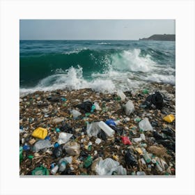 Ocean Pollution Canvas Print