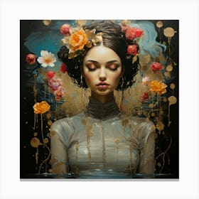 Flower Girl Canvas Print