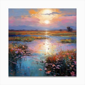 Ethereal Uplifted Canals 1 Canvas Print