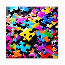 Life Puzzled 2 Canvas Print