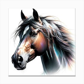 Creative Horse Visual 6 Canvas Print