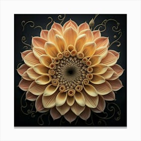 Flower Art Canvas Print