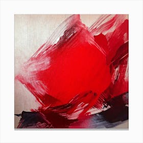 Scarlet abstract Canvas Print