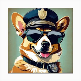 Police Dog 5 Canvas Print