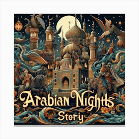 Arabic Nights Story Canvas Print