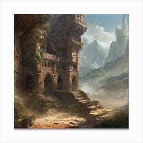 Fantasy Castle 96 Canvas Print