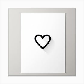 Love Heart Canvas Print Canvas Print