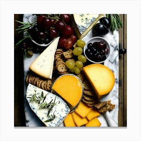 Cheese Platter Canvas Print