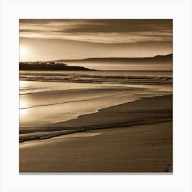 Sunset On The Beach 767 Canvas Print