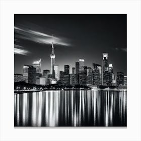 Shanghai Skyline 6 Canvas Print