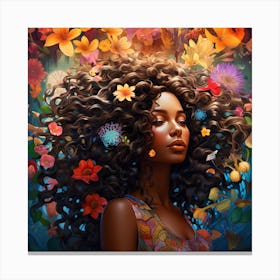 Flower Girl 5 Canvas Print