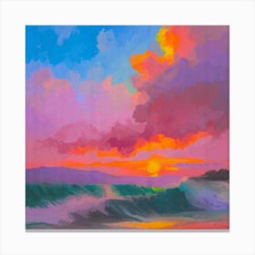 Warm Sunset Canvas Print