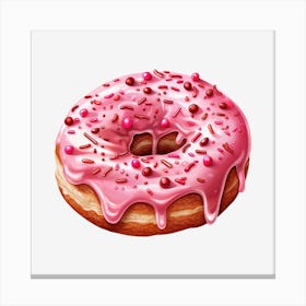 Donut With Icing 2 Canvas Print