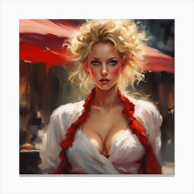 Sexy Woman Canvas Print