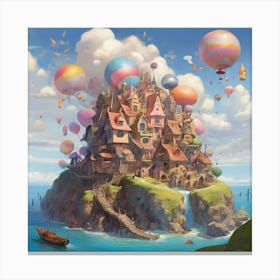 Fairytale Island Canvas Print