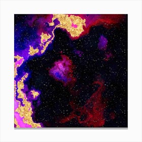 100 Nebulas in Space with Stars Abstract n.117 Canvas Print