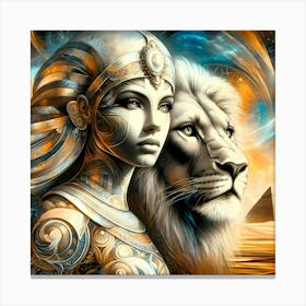 Cleopatra Portrait Artwork 202 Canvas Print