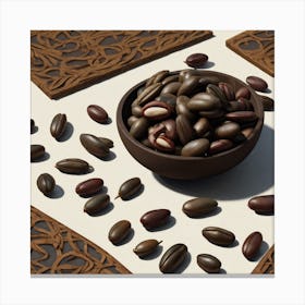 Coffee Beans 322 Canvas Print