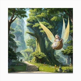 Fairy In The Forest 1 Canvas Print