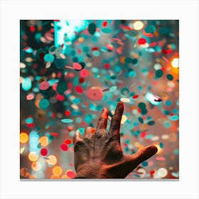 Confetti Confetti Confetti Canvas Print