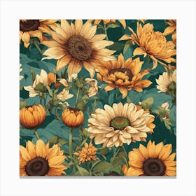 Adorable flowers 3 Canvas Print