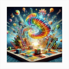 Games #24 by Cam Views Canvas Print