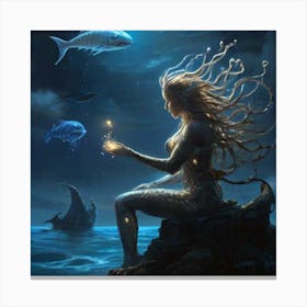 Mermaid Canvas Print