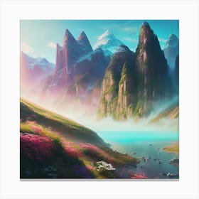 Mountain Landscape 17 Canvas Print
