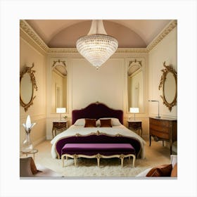 Bedroom In Paris Canvas Print