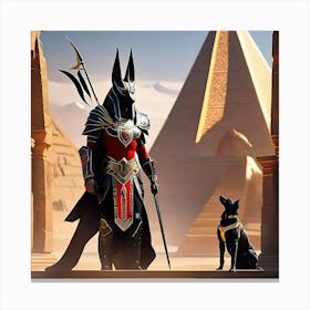 Egyptian Warrior Canvas Print