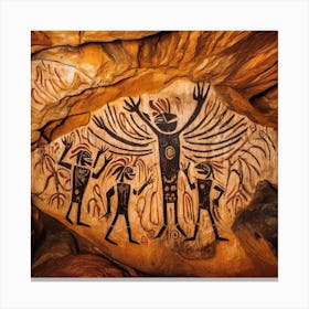 Cave Man Canvas Print
