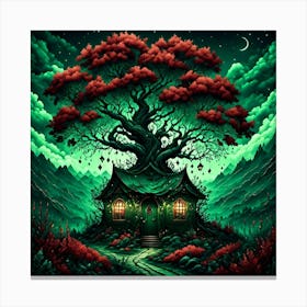 Tree House Canvas Print