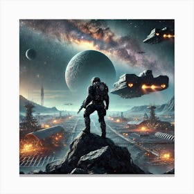 A Powerful And Symbolic Image Representing The Mot Canvas Print