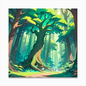 Tree In The Forest 1 Canvas Print