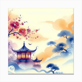 Chinese Pagoda 6 Canvas Print