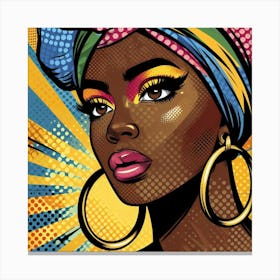 Anaya Pop African Woman  Canvas Print