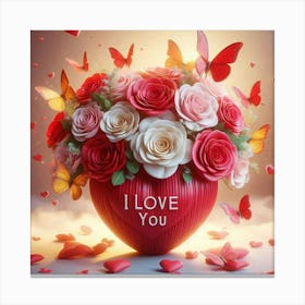 I Love You Canvas Print