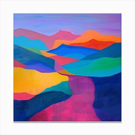 Abstract Travel Collection Bolivia 7 Canvas Print