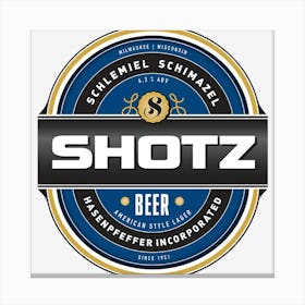 Shotz Brewery Canvas Print