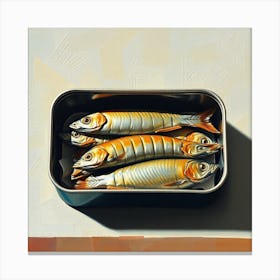 Sardines In A Tin 1 Canvas Print