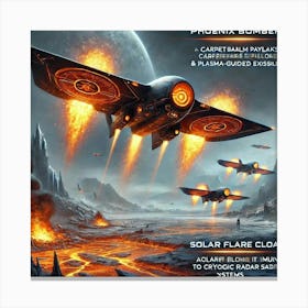 Phoenix Bombers Canvas Print