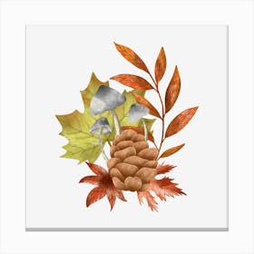 Fallen leaves Canvas Print