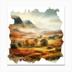 Autumn In Scotland 2 Canvas Print