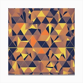 Abstract Triangles 2 Canvas Print