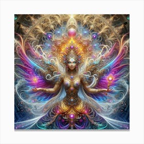 Psychedelic Goddess 2 Canvas Print