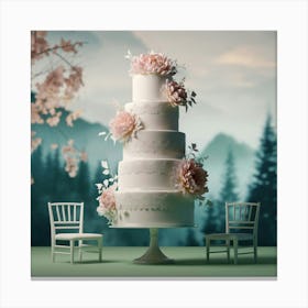 A 3d Render Of A Wedding Cake With Multi Gsgxgonqs3ycwcjhqhrqnq Mhq2sloaq C6aeadkh Xmq Stampe su tela