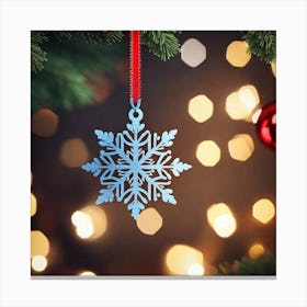 Snowflake Canvas Print