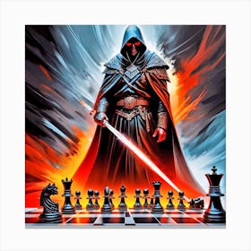 Star Wars Chess Canvas Print
