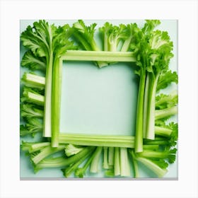 Celery Frame 4 Canvas Print